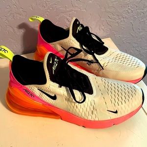 NIKE neon air max 270 sneakers